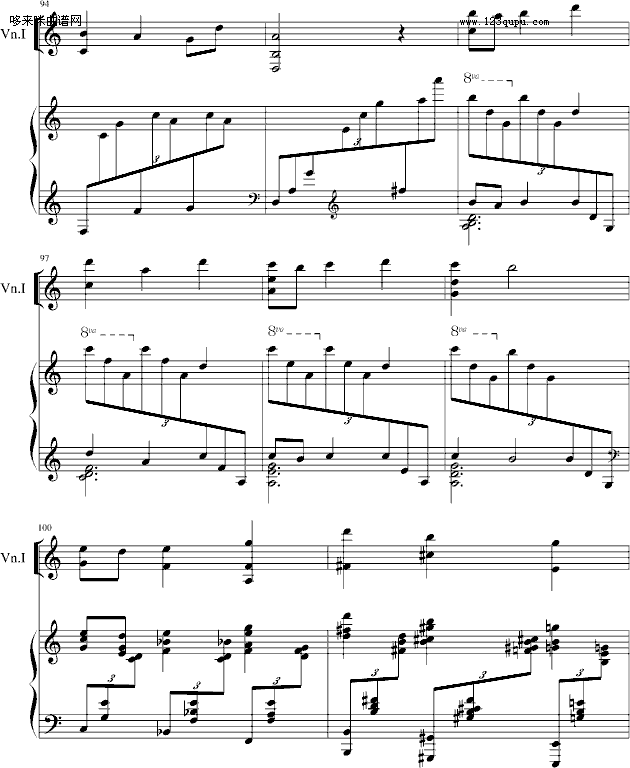 小提琴钢琴奏鸣曲-Hamlet钢琴曲谱（图11）