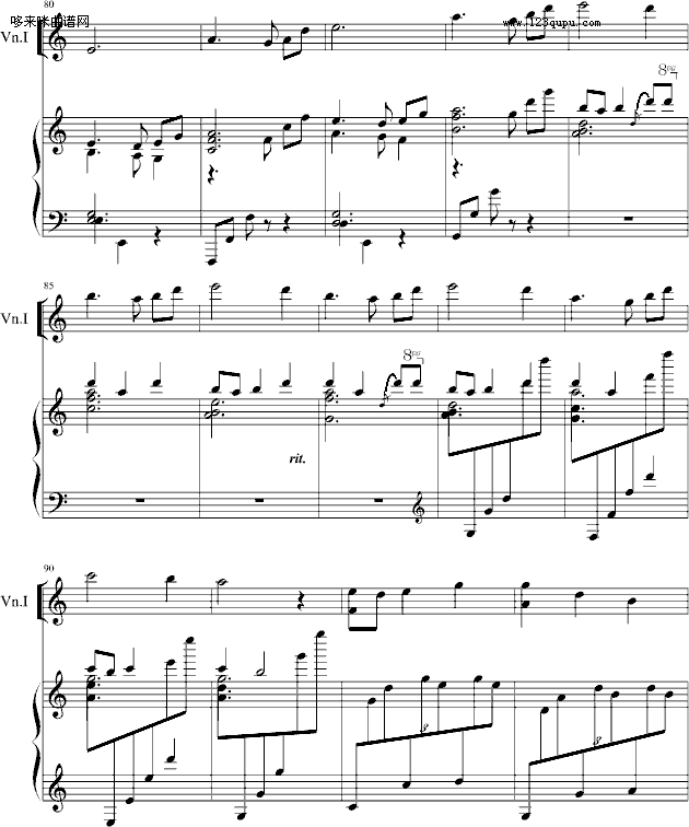 小提琴钢琴奏鸣曲-Hamlet钢琴曲谱（图10）