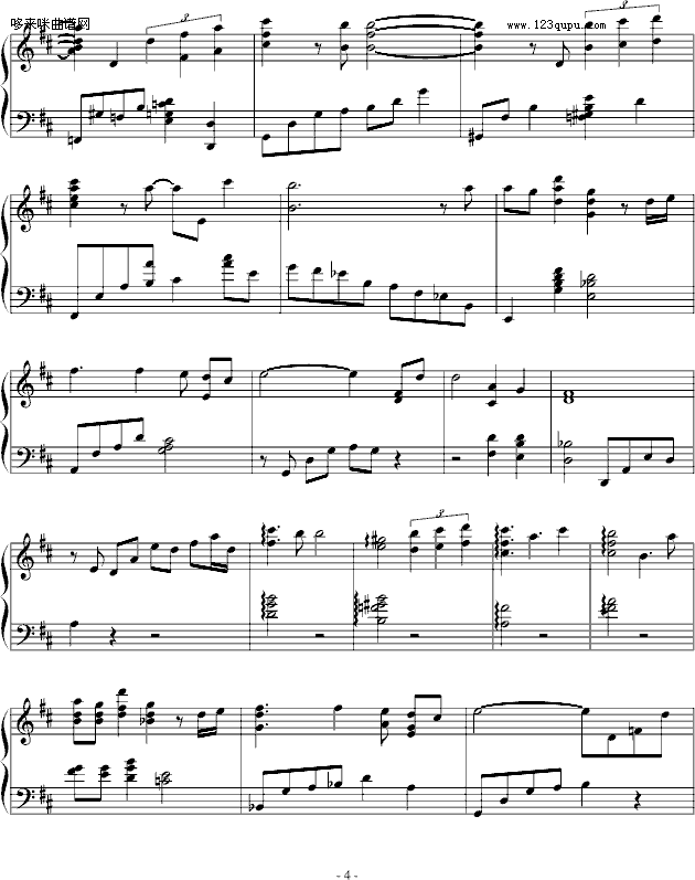 Eyes on me-钢琴演奏版（最终幻想）-游戏钢琴曲谱（图4）