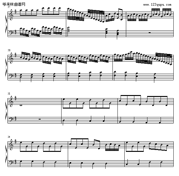 真烦-啊西钢琴曲谱（图3）