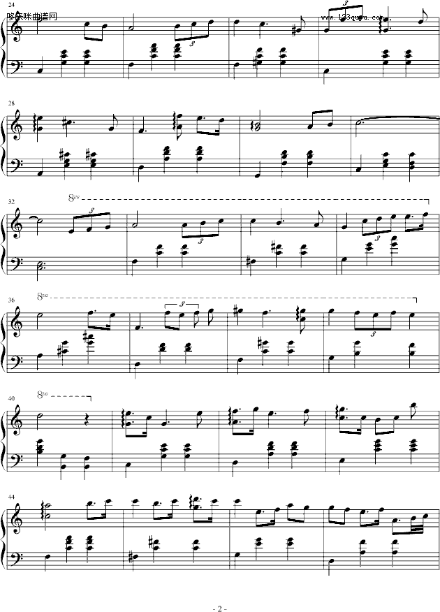 快乐的舞步-windtsao钢琴曲谱（图2）