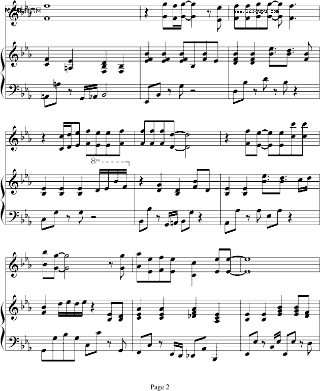 欣仔杰作之五-(求词)-b欣仔b钢琴曲谱（图2）