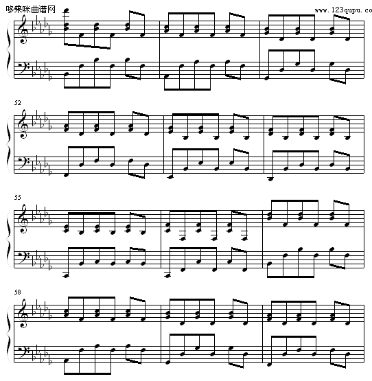 忧郁的调-砖头钢琴曲谱（图5）