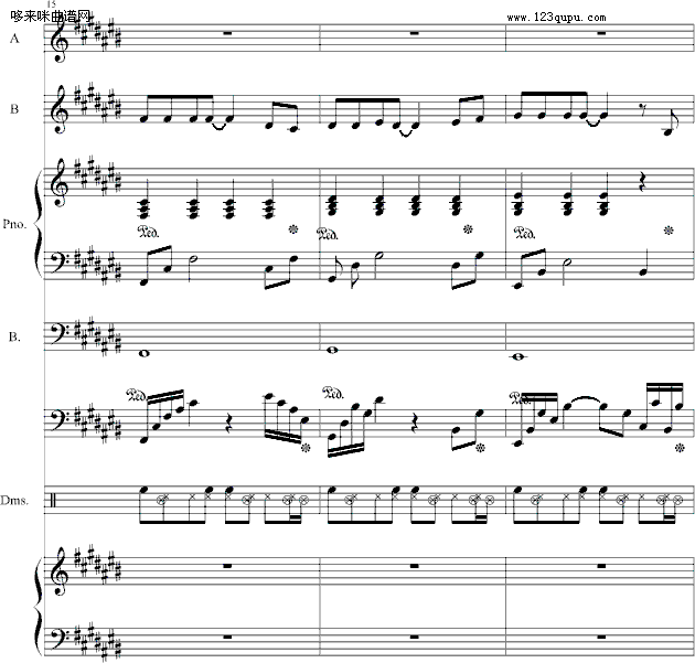 日记的一页-哈迪钢琴曲谱（图5）