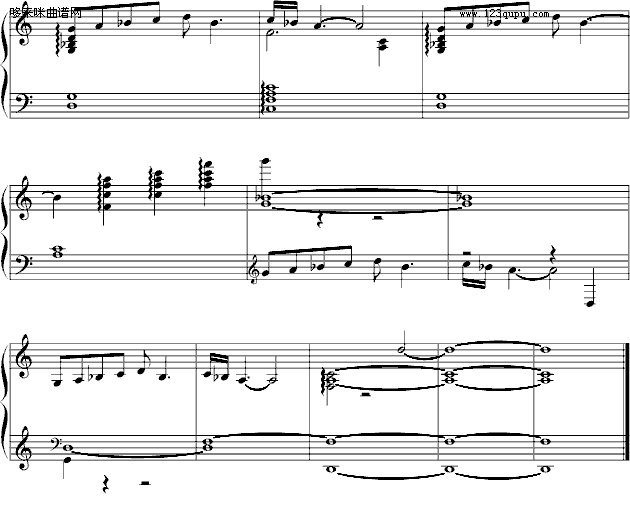 高达SEED原声--愛しみの旋律の彼方-钢琴版-Gundam Seed钢琴曲谱（图4）