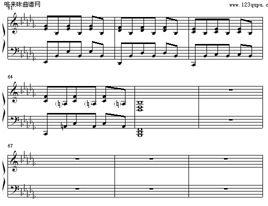 忧郁的调-砖头钢琴曲谱（图6）