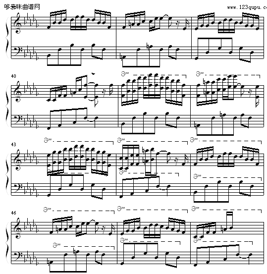 忧郁的调-砖头钢琴曲谱（图4）