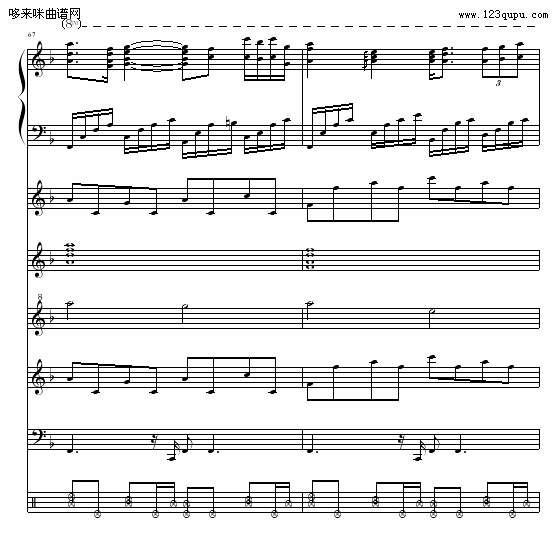 消逝的和弦（全谱）-OK贴钢琴曲谱（图24）