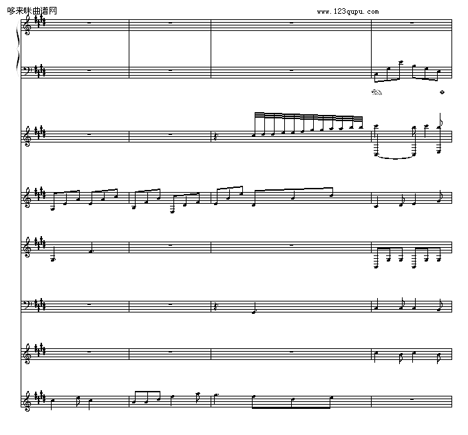 想-(总谱版)-緋村剑心钢琴曲谱（图5）