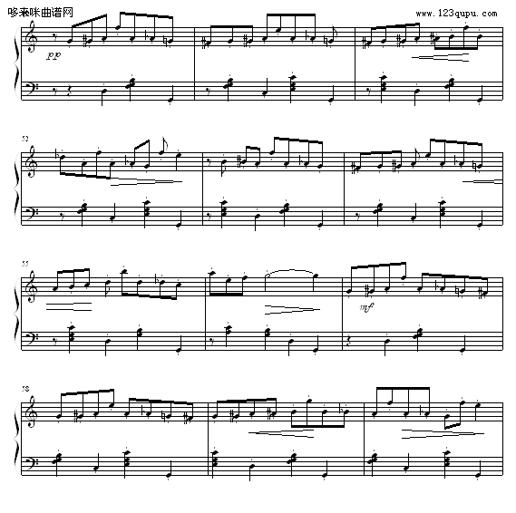 秘密-维维钢琴曲谱（图5）