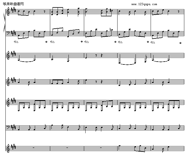 想-(总谱版)-緋村剑心钢琴曲谱（图2）