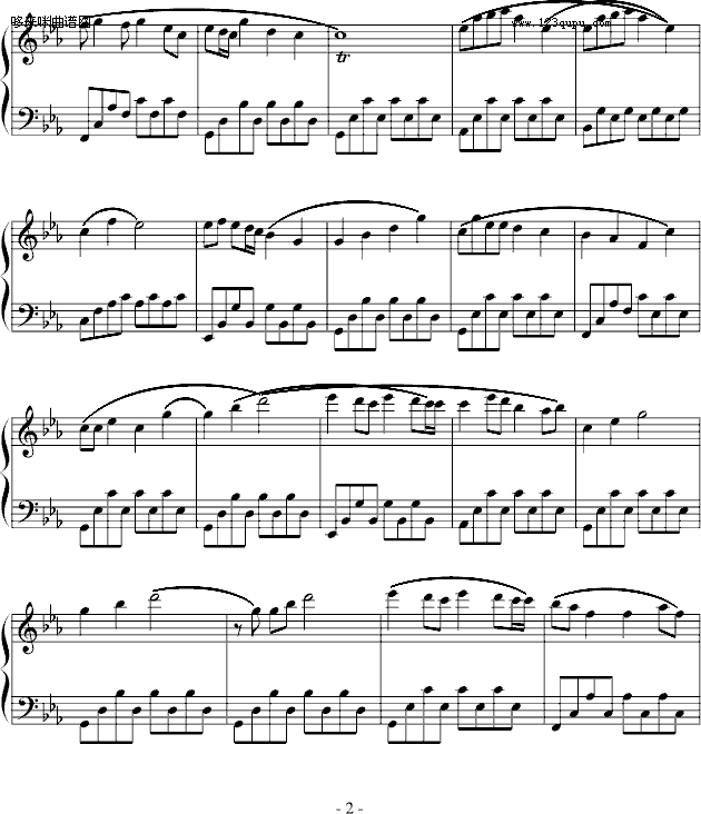 有你相伴-东东雨钢琴曲谱（图2）