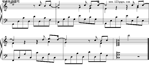 夜晚的旋律-Enjoythemusic钢琴曲谱（图4）