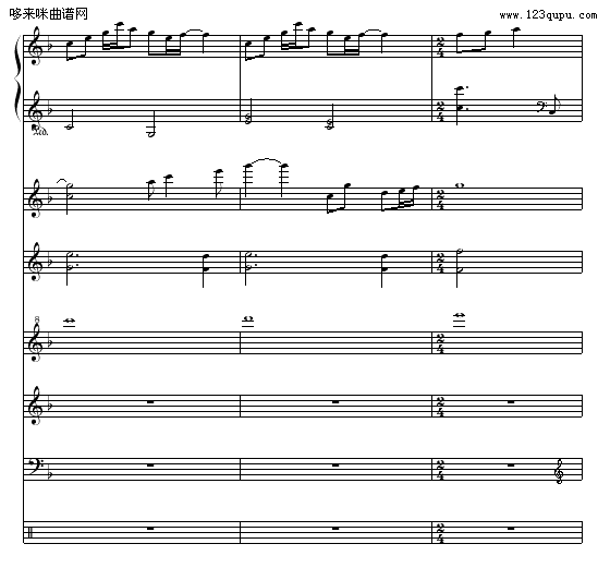 消逝的和弦（全谱）-OK贴钢琴曲谱（图2）