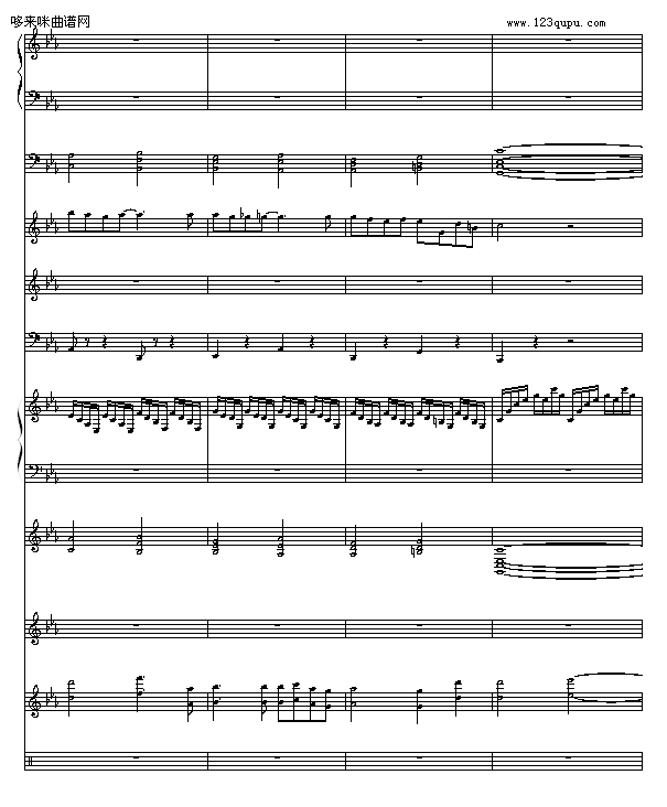 悲伤的回忆-緋村剑心钢琴曲谱（图10）