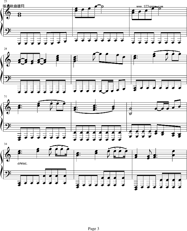 回忆起从前-SilverRay钢琴曲谱（图3）