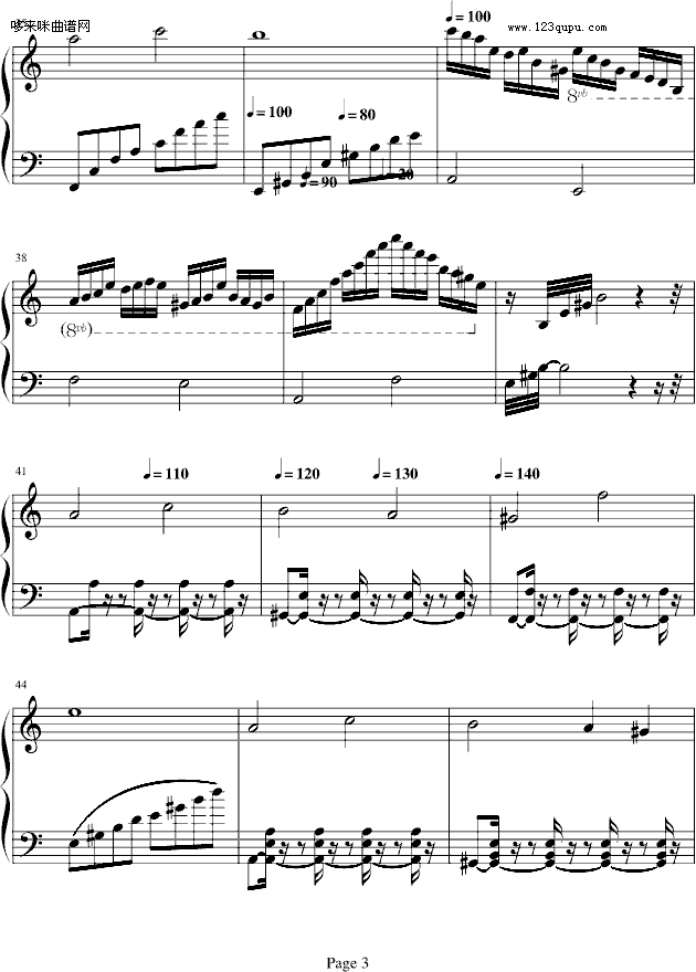 兵不厌诈-凤鸣钢琴曲谱（图3）
