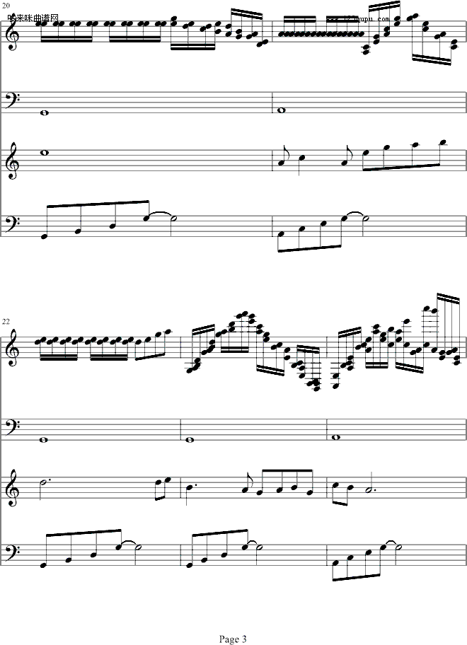 狐魅-凤鸣钢琴曲谱（图3）