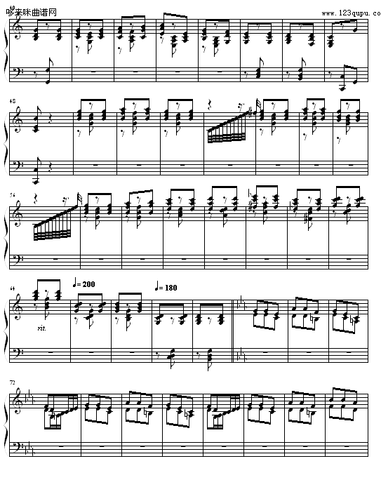 闪烁-Hamlet钢琴曲谱（图2）