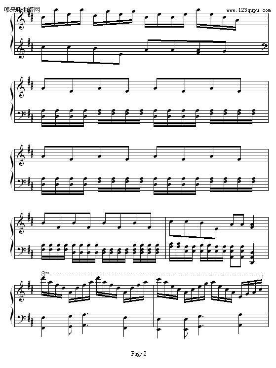 小蜜蜂-Aiolia钢琴曲谱（图2）