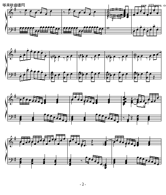 遐想曲1-nkhun钢琴曲谱（图2）