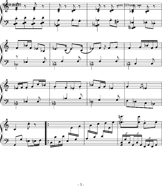 石鼓-nkhun钢琴曲谱（图3）
