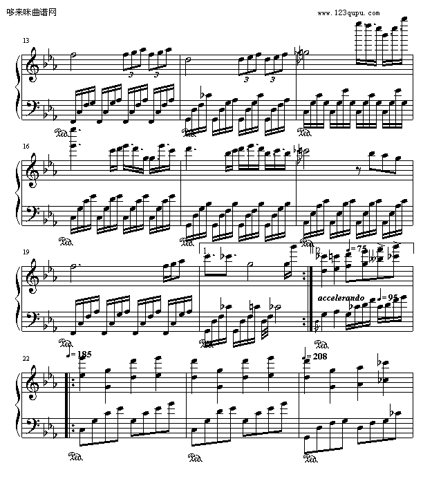深情地倾诉-C小调钢琴曲-raymond142钢琴曲谱（图2）