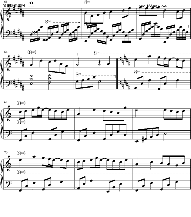 未应闲-凤鸣钢琴曲谱（图6）