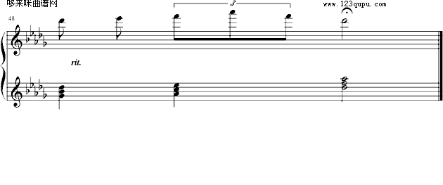 夏の风-心の瑶琴钢琴曲谱（图5）