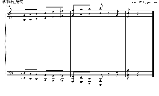 闪烁-Hamlet钢琴曲谱（图4）