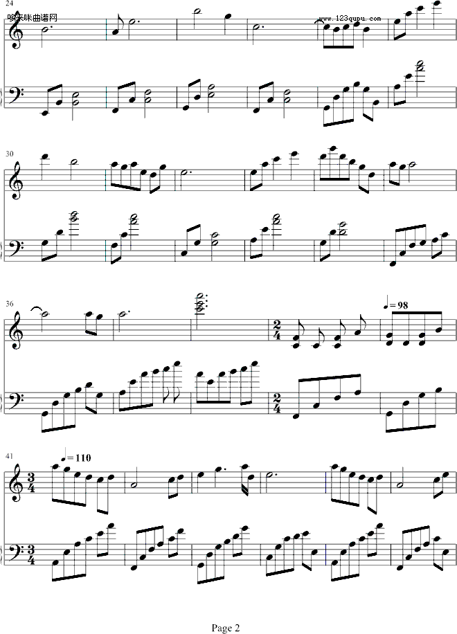 风信子-凤鸣钢琴曲谱（图2）