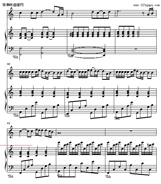 花落-王子军—艺钢琴曲谱（图5）