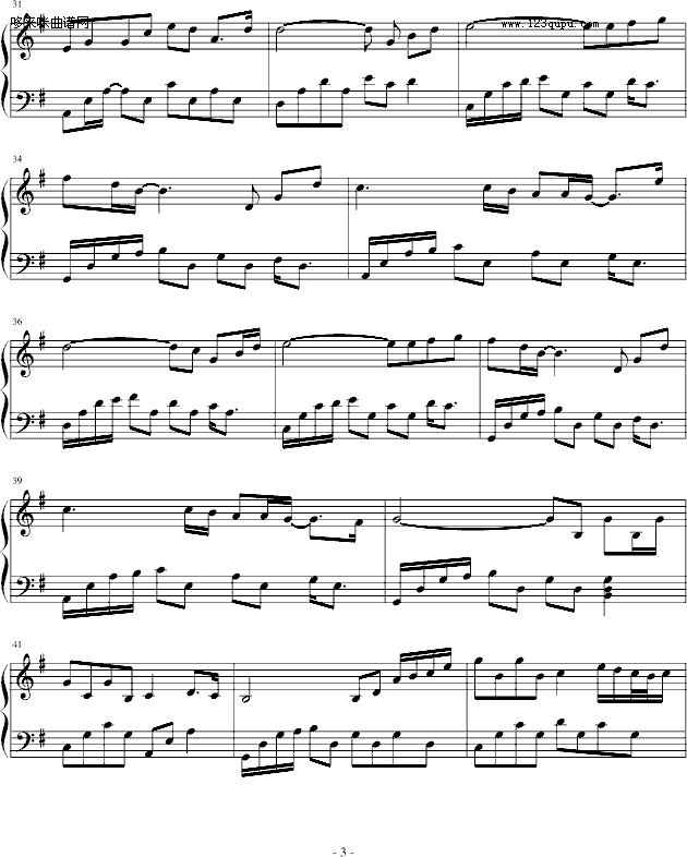 一缕阳光的温暖-小枫吹钢琴曲谱（图3）