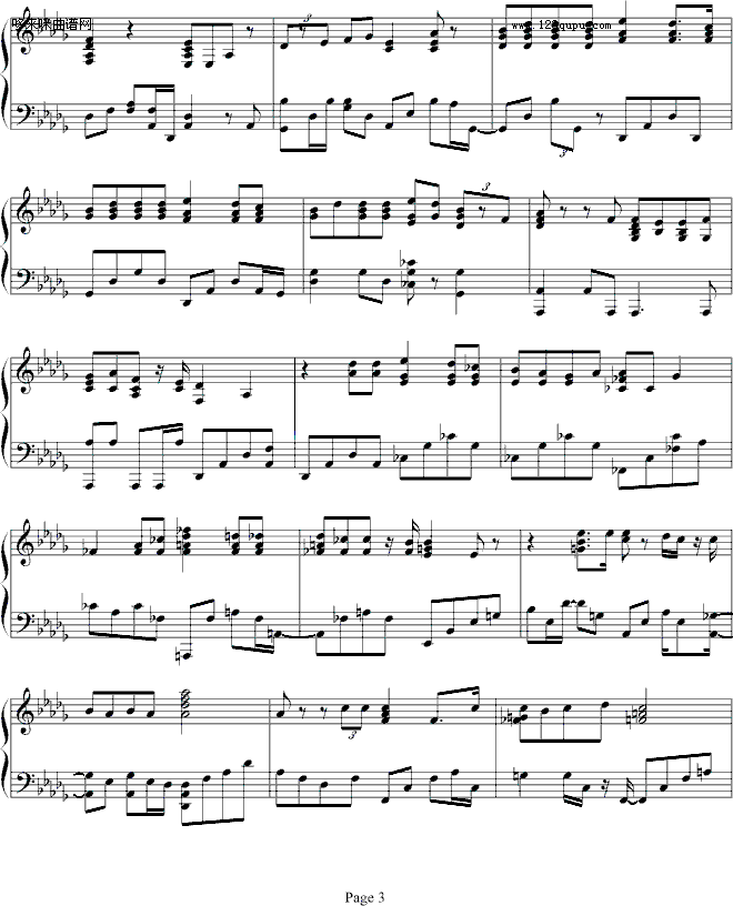 The Music Of The Night-舞剧钢琴曲谱（图3）