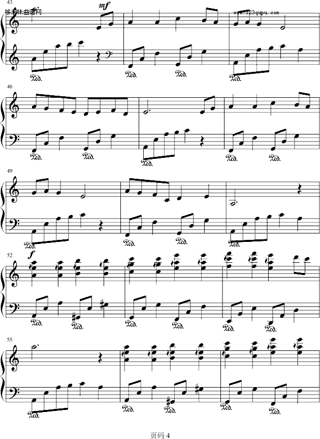 Hesitating--踟躇-emmaxcy钢琴曲谱（图4）