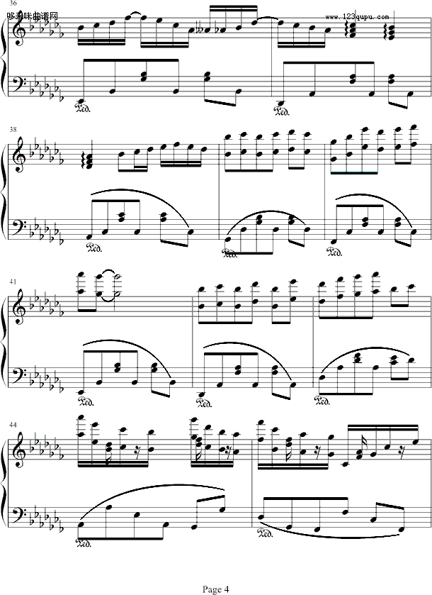 预约的灵魂-欧阳易钢琴曲谱（图4）