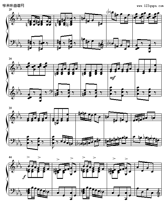 蚂蚁-谐虐曲No.2-Hamlet钢琴曲谱（图3）