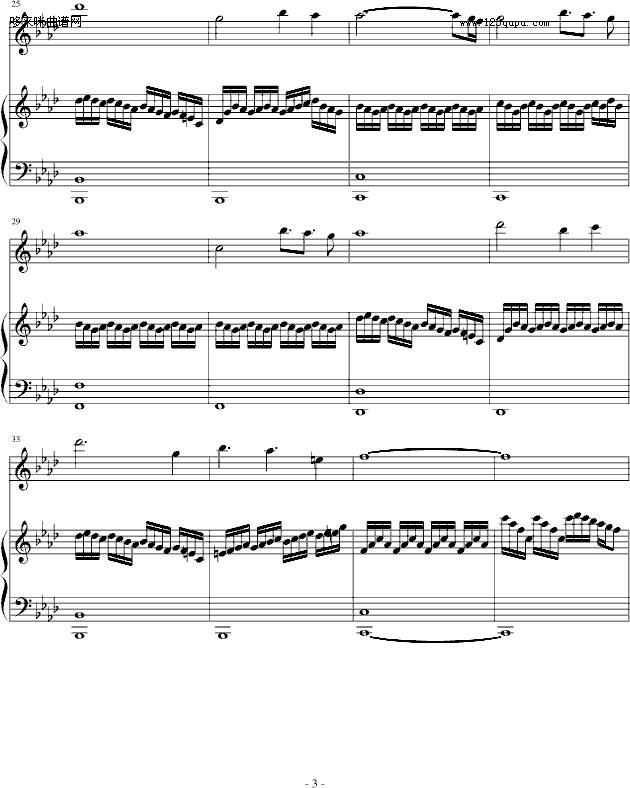 赤信号--劲乐团中的经典歌曲-游戏钢琴曲谱（图3）