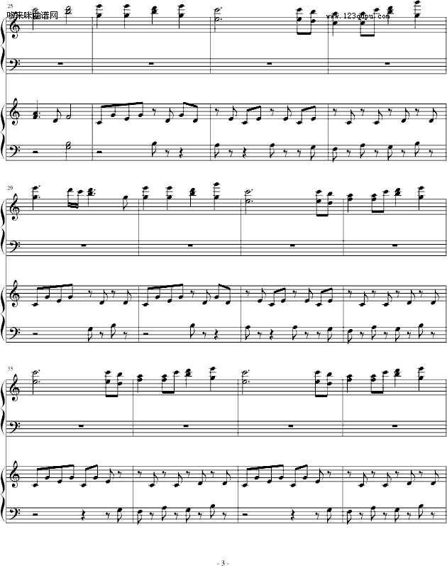 珍惜时光-ai-yori-aoshi钢琴曲谱（图3）