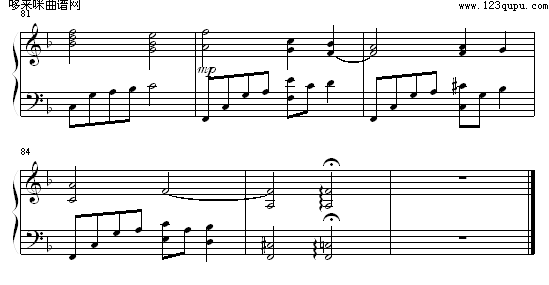 最终幻想 tifa主题曲-最终幻想钢琴曲谱（图5）