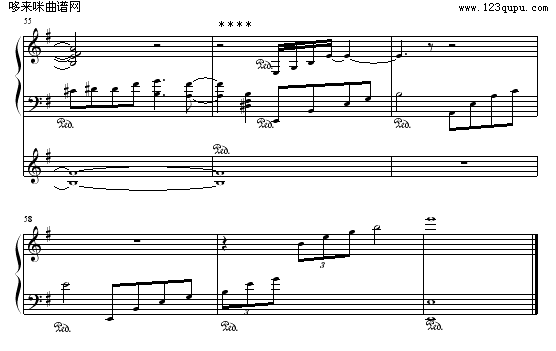 断缘-追梦人钢琴曲谱（图7）