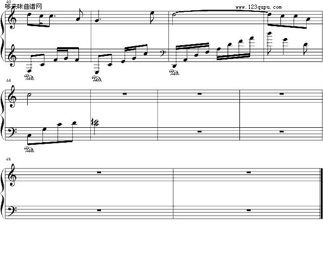 梅花亭-windtsao钢琴曲谱（图3）