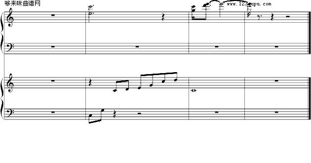 珍惜时光-ai-yori-aoshi钢琴曲谱（图4）