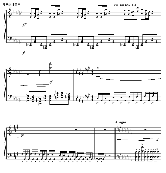 练习曲-曹博来钢琴曲谱（图6）