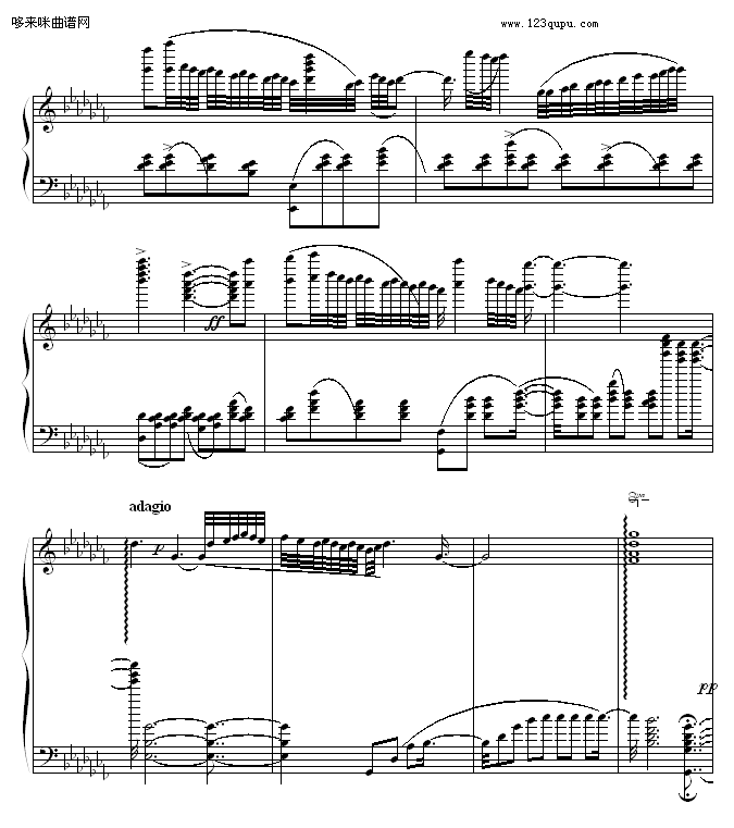 练习曲-曹博来钢琴曲谱（图8）
