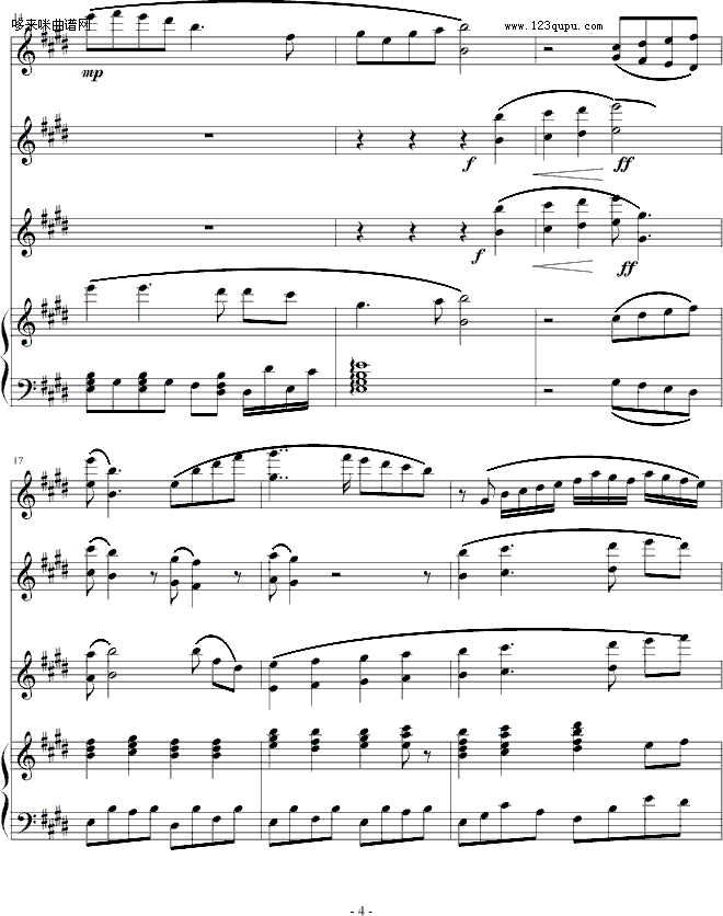 星光小夜曲-我爱弹钢琴钢琴曲谱（图4）