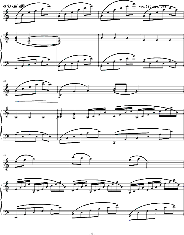 My love-黑键钢琴曲谱（图4）