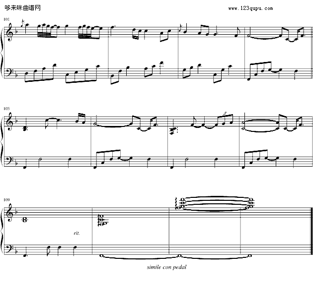 Farewell-Paul Machlis钢琴曲谱（图6）