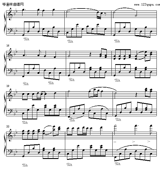 梦中的你-关也新钢琴曲谱（图2）