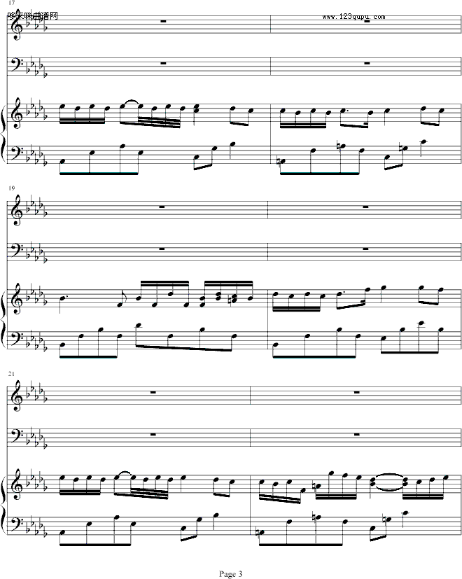 926的泪-哈迪钢琴曲谱（图3）
